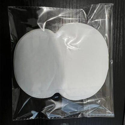 Invisible underarm antiperspirant patches, collar/hat brim sweat-absorbing patches