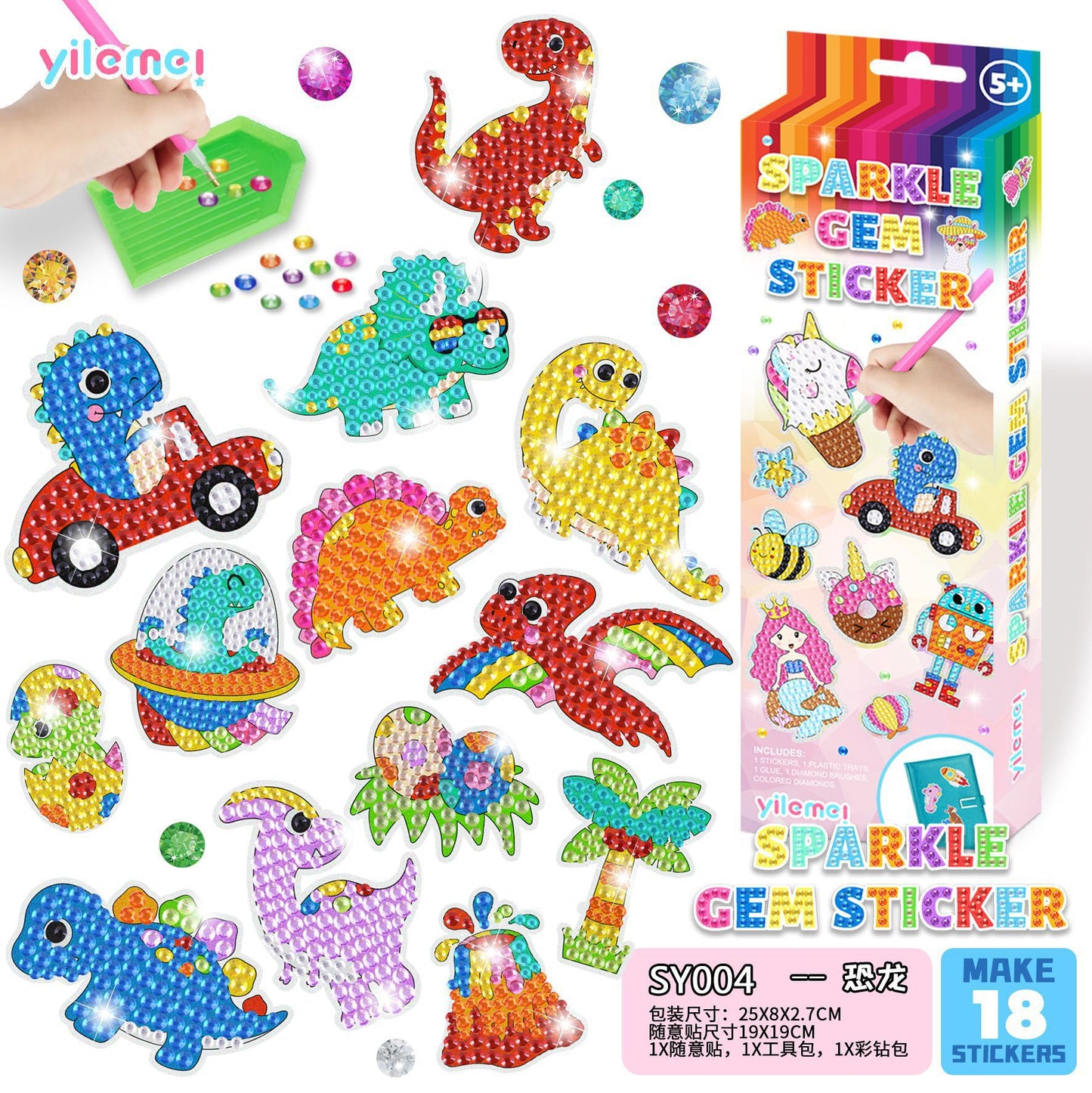 DIY Cartoon Creative Animal Princess Diamond Painting