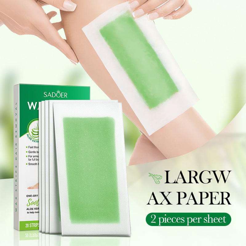 Tear-Off Hair Removal Wax Strips-Upper Lip/Eyebrow/Chin/Finger Hair Removal