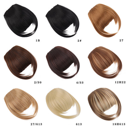 Seamless 3D Clip-In Bangs Hair Extensions