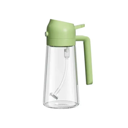 2-in-1 Glass Oil Spray Bottle with Pourer