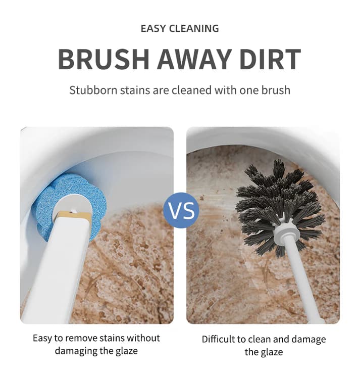 Hands-Free Toilet Cleaning Gadget – Disposable Toilet Cleaning Tool | Single-Use | Bathroom Essential