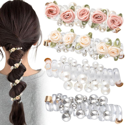 No Damage Soft Elastic Spiral Hair Ties