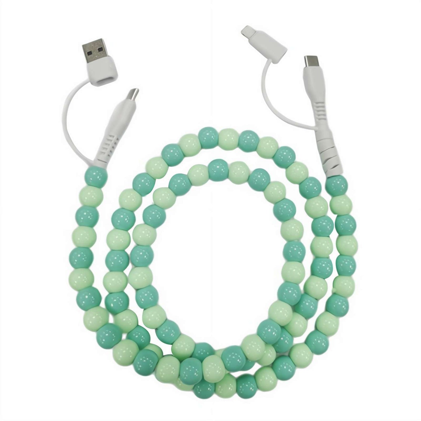 4-in-1 Beaded Charging Cord
