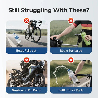 🚴Adjustable Bike Bottle Holder – Fits Various Bottles