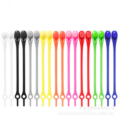 Super Elastic Lazy No-Tie Silicone Shoe Lace Clip