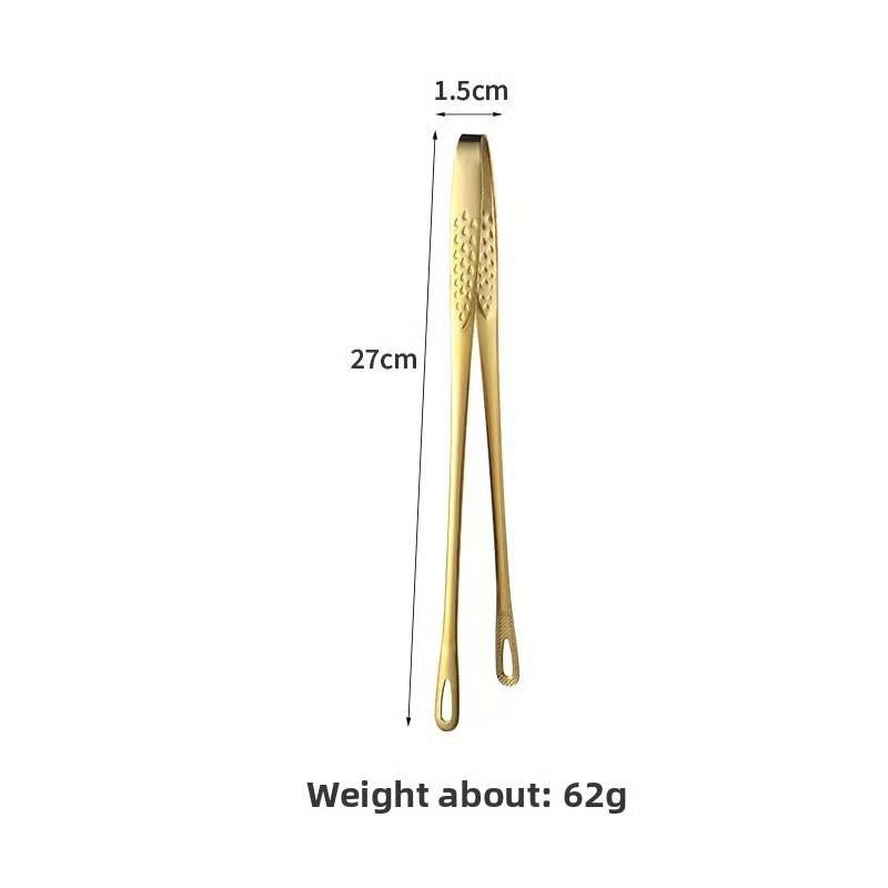 Kitchen food tongs, non-slip barbecue tongs