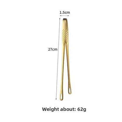 Kitchen food tongs, non-slip barbecue tongs