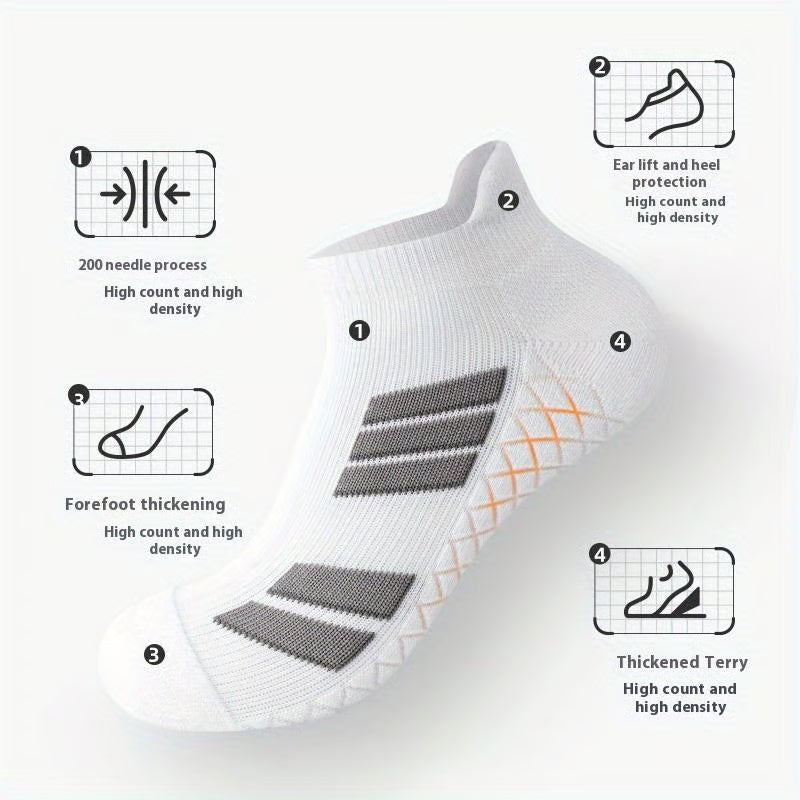 Unisex Breathable Sweat-Wicking Running Socks