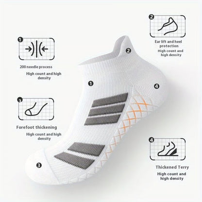 Unisex Breathable Sweat-Wicking Running Socks