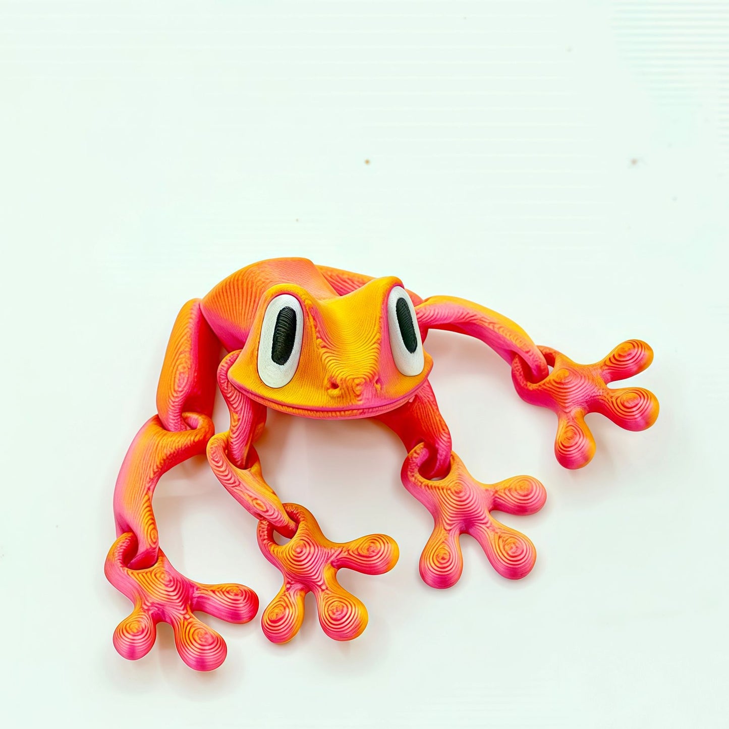 Trending 3D Magnetic Frog Figurine with Movable Joints, Fun Decorative Fridge Magnet