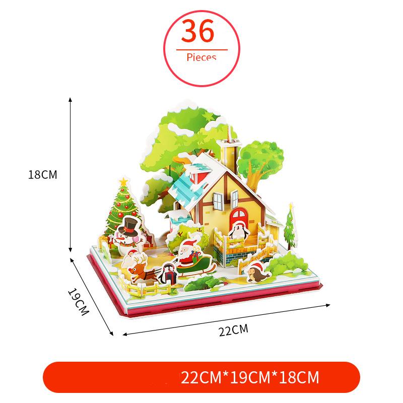 3D DIY Christmas Puzzle Kit