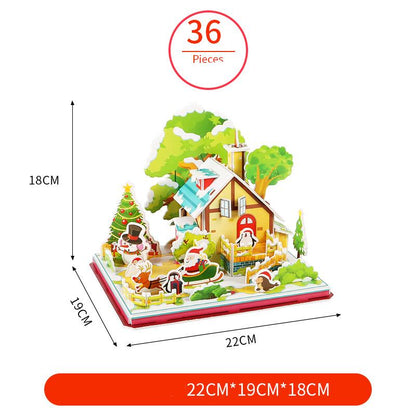 3D DIY Christmas Puzzle Kit