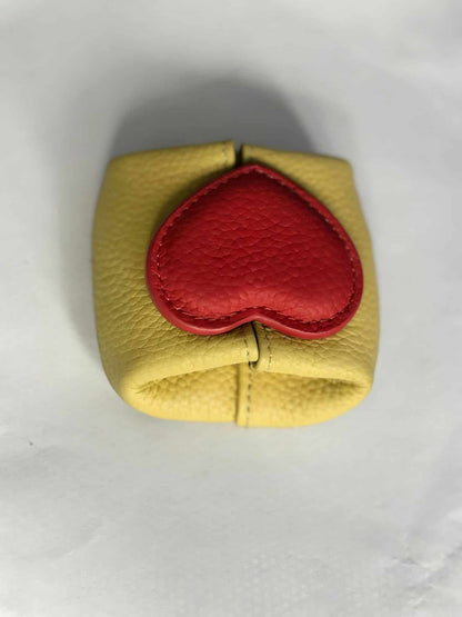 ❤️Sweetheart Mini Leather Pouch – Heart-Shaped & Compact, Jewelry & Coin Organizer, Multi-Purpose Pouch