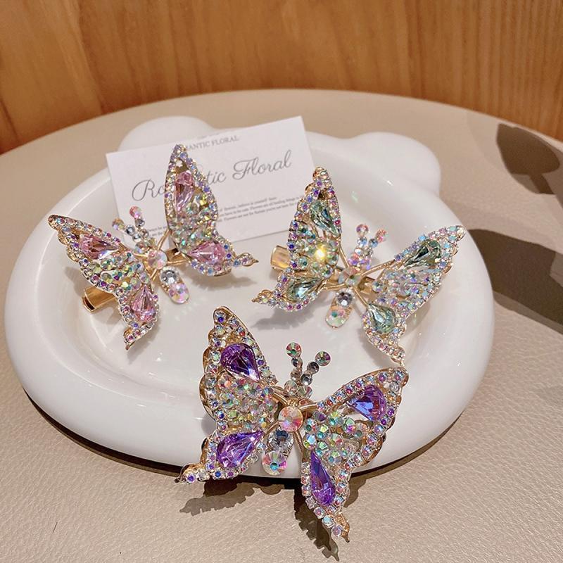 Moving Butterfly Hair Clip – Fluttering Wings, Sparkling for Girls