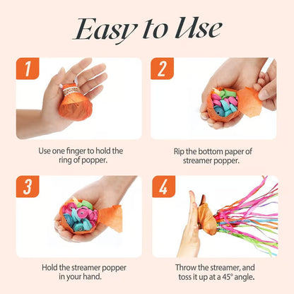 🎉 Hand Throwing Ribbon 🎉