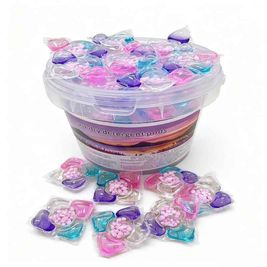 5-in-1 Fruity Scent Laundry Pods – Bucket Pack, Water-Soluble Laundry Capsules 🫧