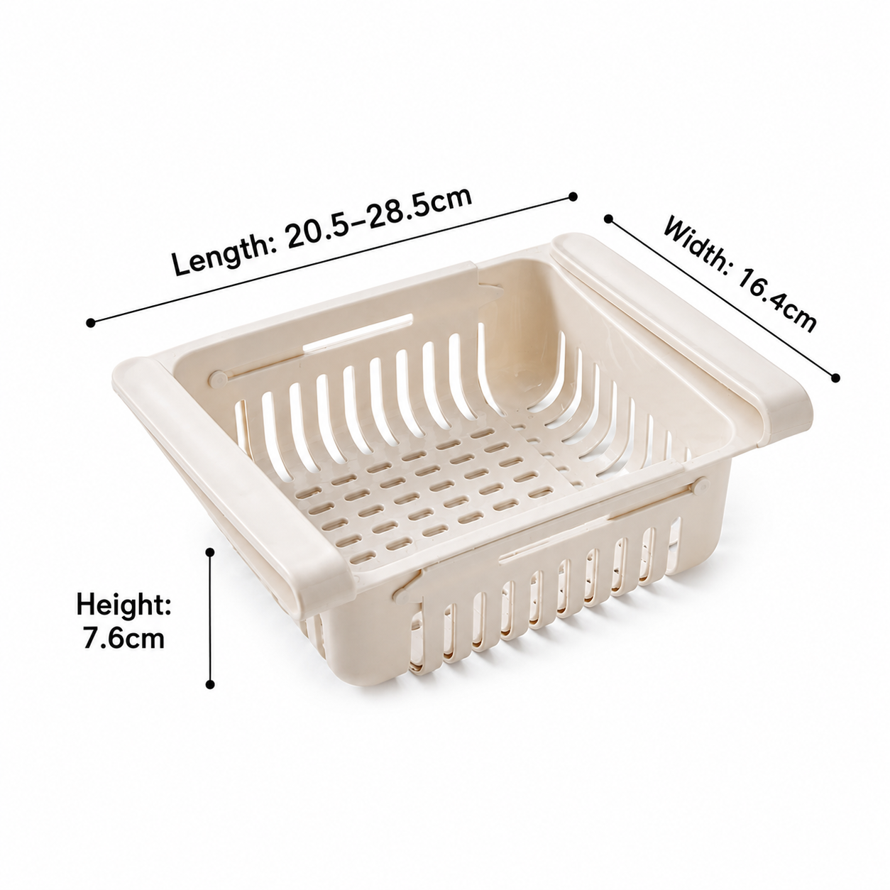 Extendable Refrigerator Storage Basket