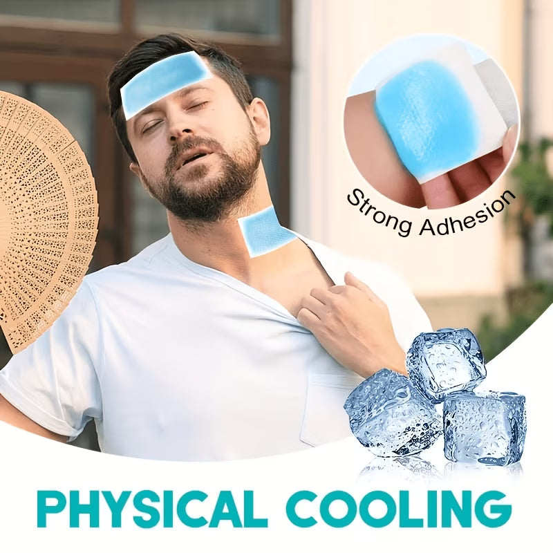 Cooling Patch for Neck, Forehead & Body – Long-Lasting Cooling Relief