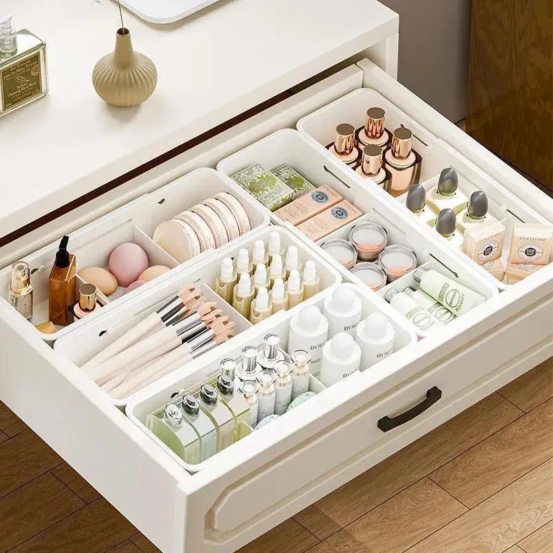 Expandable Rectangular Drawer Organizer – Adjustable Storage Box with Dividers