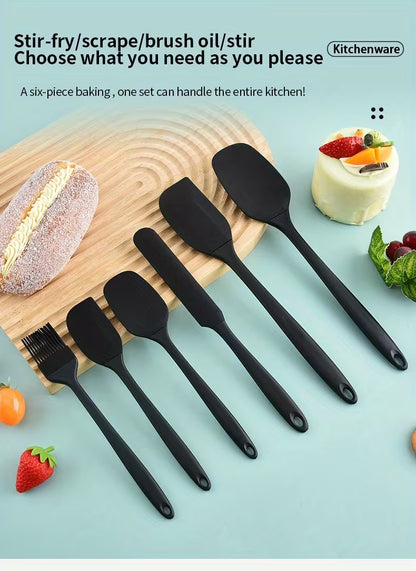 Durable & Easy-to-Clean 6PCS Silicone Kitchenware Set.