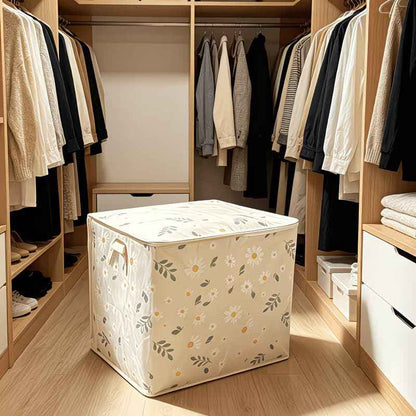 Extra Large Foldable Storage Box – Closet Organizer, Laundry Basket, Quilt Storage Bag, Space-Saving for Bedroom & Dorm