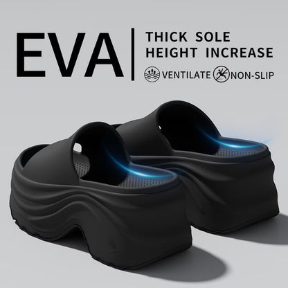 Women's Elegant Thick-Sole EVA Slippers - 8cm Height Increase