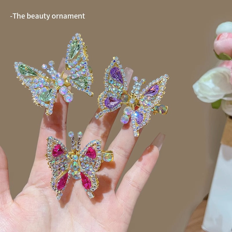 Moving Butterfly Hair Clip – Fluttering Wings, Sparkling for Girls