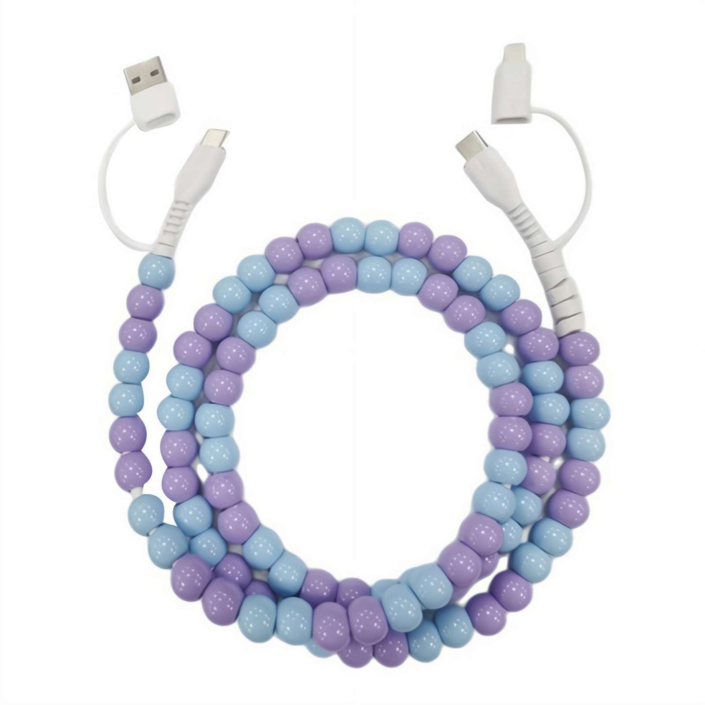 4-in-1 Beaded Charging Cord