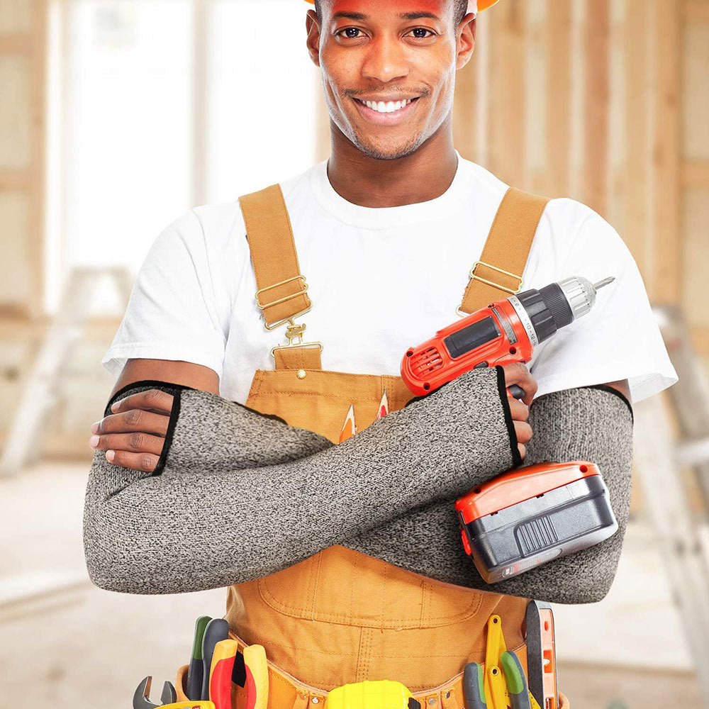Cut Resistant Sleeves with Thumb Hole – Arm Protection for Daily Work, Repair, Moving & Outdoor Tasks