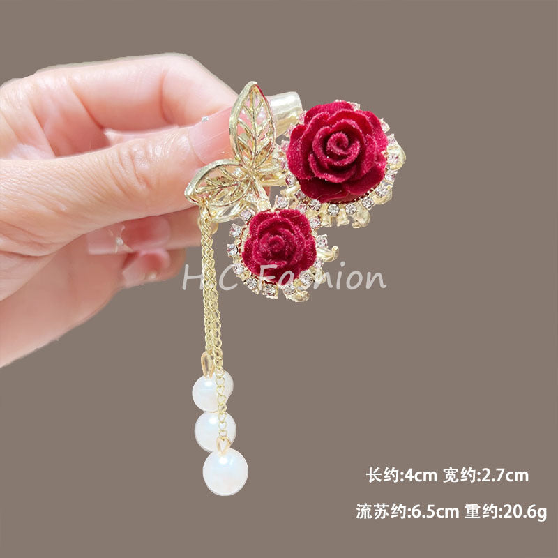 Vintage Rose Hairpin