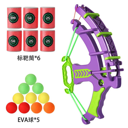 Colorful Archery Shooting Toy Set with EVA Foam Ball Launcher