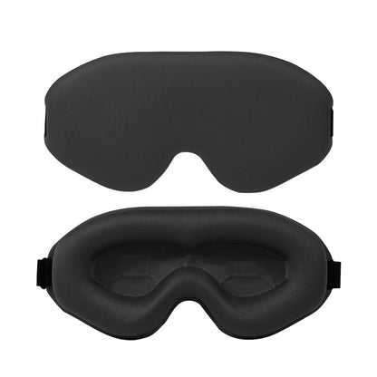 3D Contoured Sleep Mask - 100% Blackout Noise Reducing