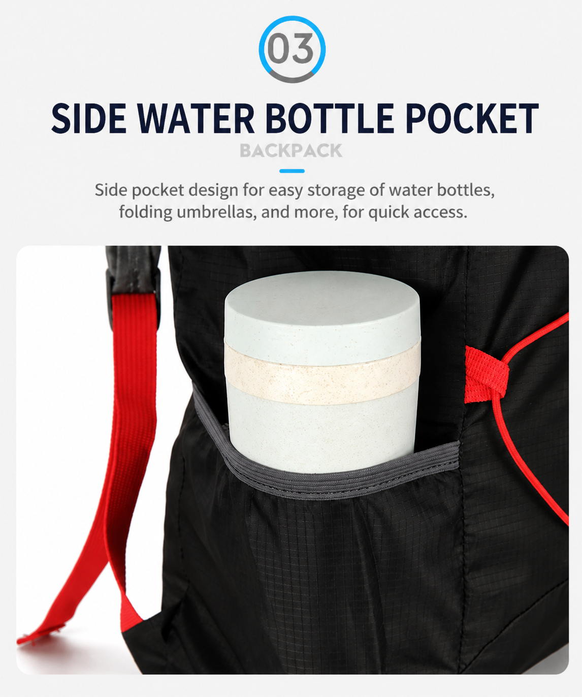 Lightweight Outdoor Backpack – Foldable for Travel, Hiking & Cycling