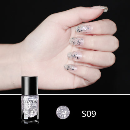 Quick-drying, no-bake, long-lasting, peelable nail polish for manicure