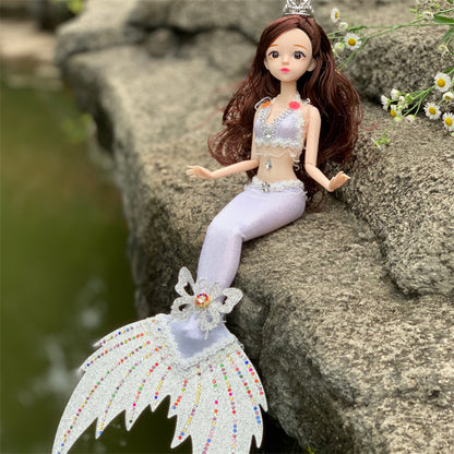 Drill Tail Mermaid Princess Doll