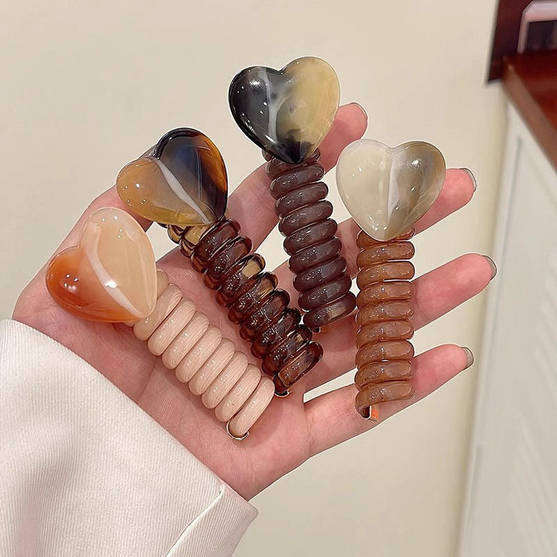 No Damage Soft Elastic Spiral Hair Ties