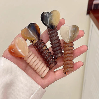 No Damage Soft Elastic Spiral Hair Ties