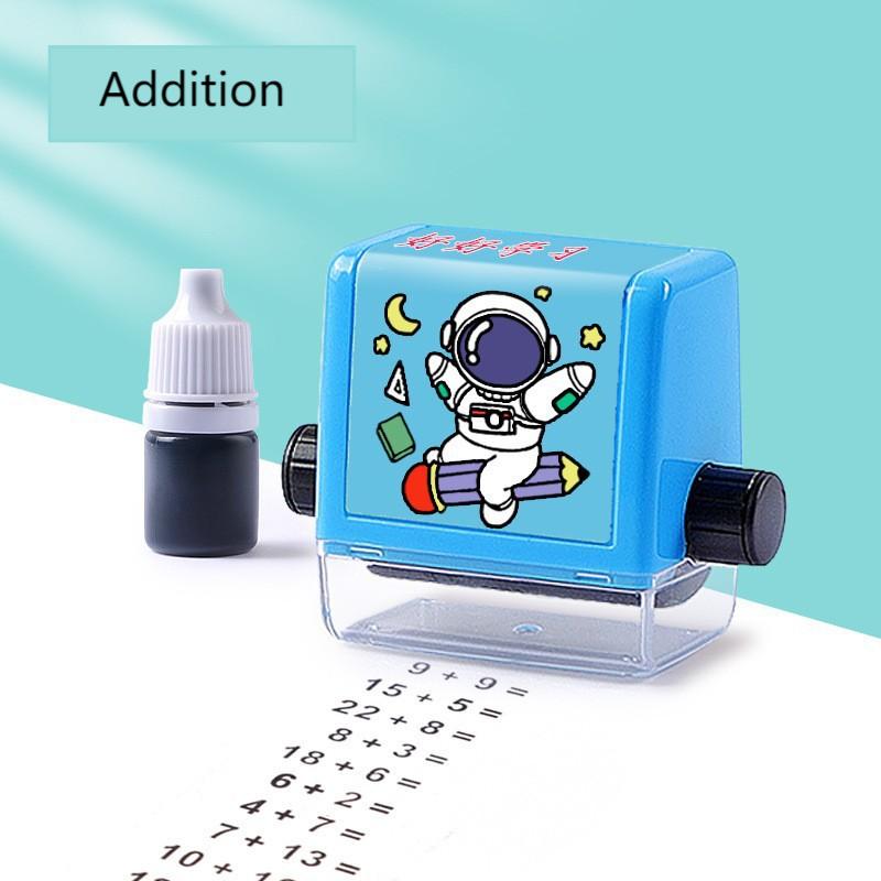 Addition-Subtraction Wheel Stamp & Multiplication-Division Practice Math Stamp