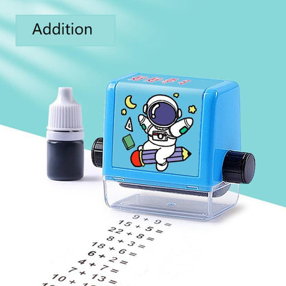 Addition-Subtraction Wheel Stamp & Multiplication-Division Practice Math Stamp