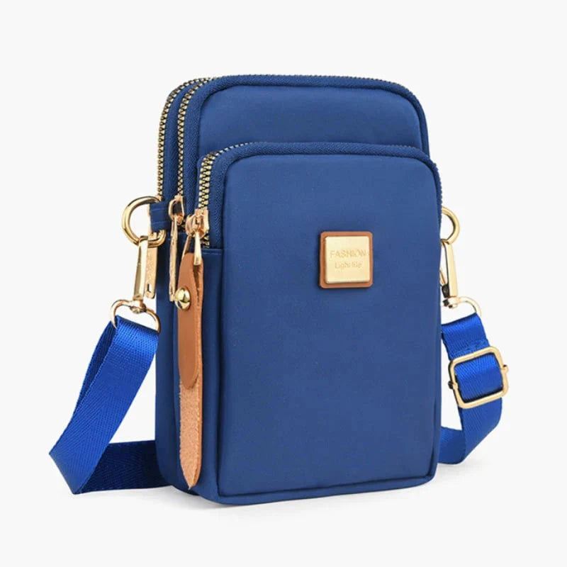 Fashionable three-layer  versatile shoulder bag