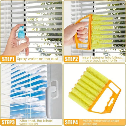 🪟 Multi-Function Blind Cleaning Brush – Clean Dust Easily!