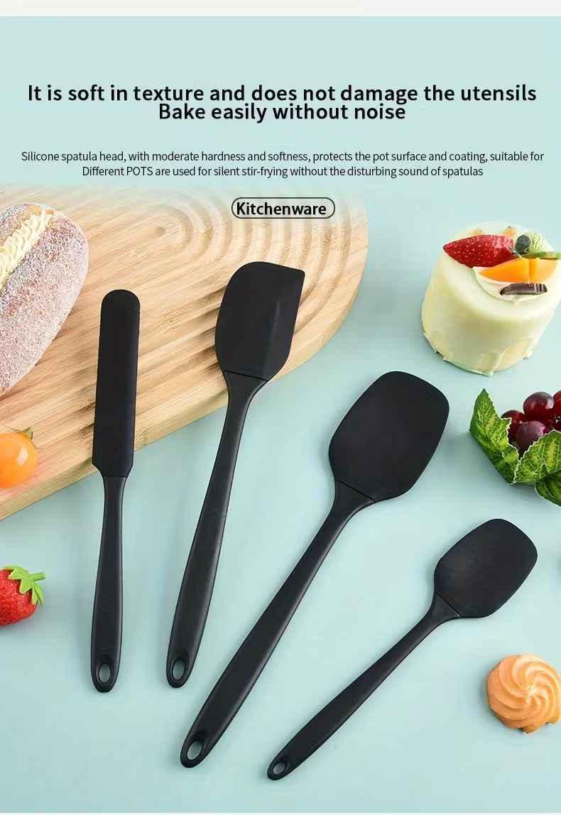 Durable & Easy-to-Clean 6PCS Silicone Kitchenware Set.