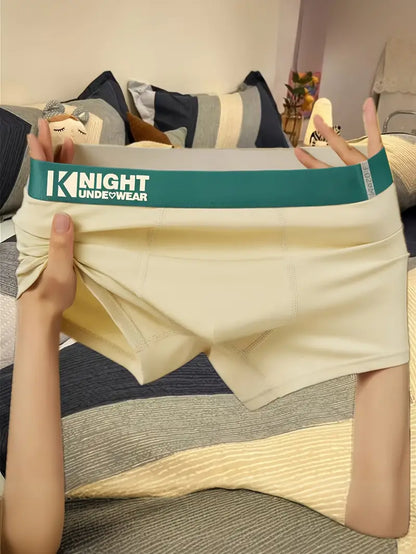 Men's Breathable Color-Block Boxer Briefs