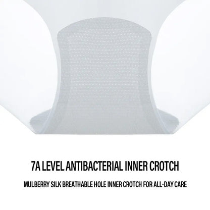 Ice Silk High Waist Seamless Quick-drying Tummy-control Panties