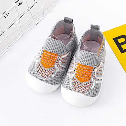 Baby Flying Knit Toddler Shoes & Soft-soled Shoes, Breathable And Non-slip