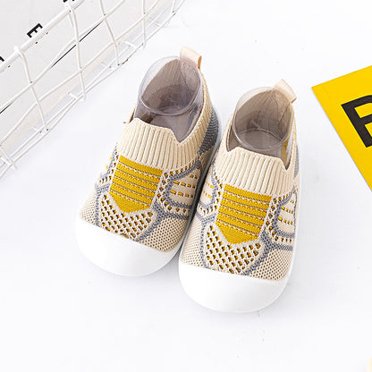 Baby Flying Knit Toddler Shoes & Soft-soled Shoes, Breathable And Non-slip