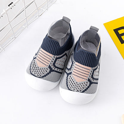 Baby Flying Knit Toddler Shoes & Soft-soled Shoes, Breathable And Non-slip