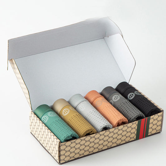 Milk Silk Comfortable Breathable Vitality Mid-waist Boxer Briefs