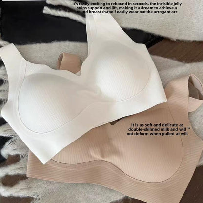 Seamless Lifting and No-wire Fixed Cup Beautiful Back Bra